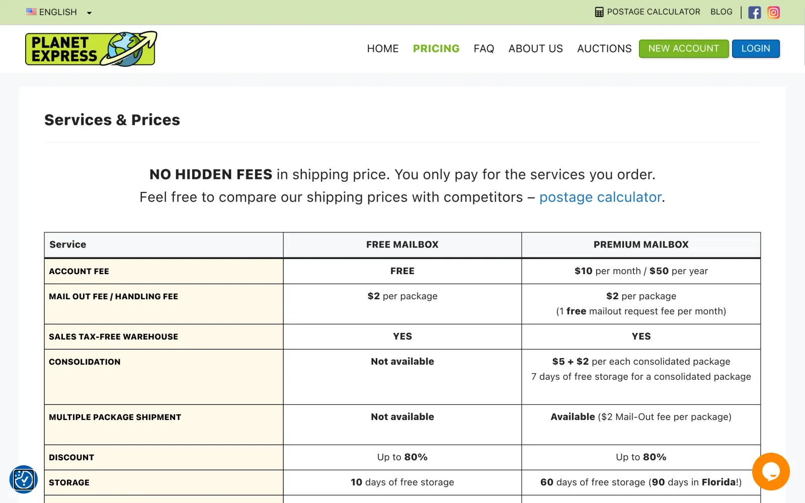 费用页：Free $0 与 Premium $50/年的区别
